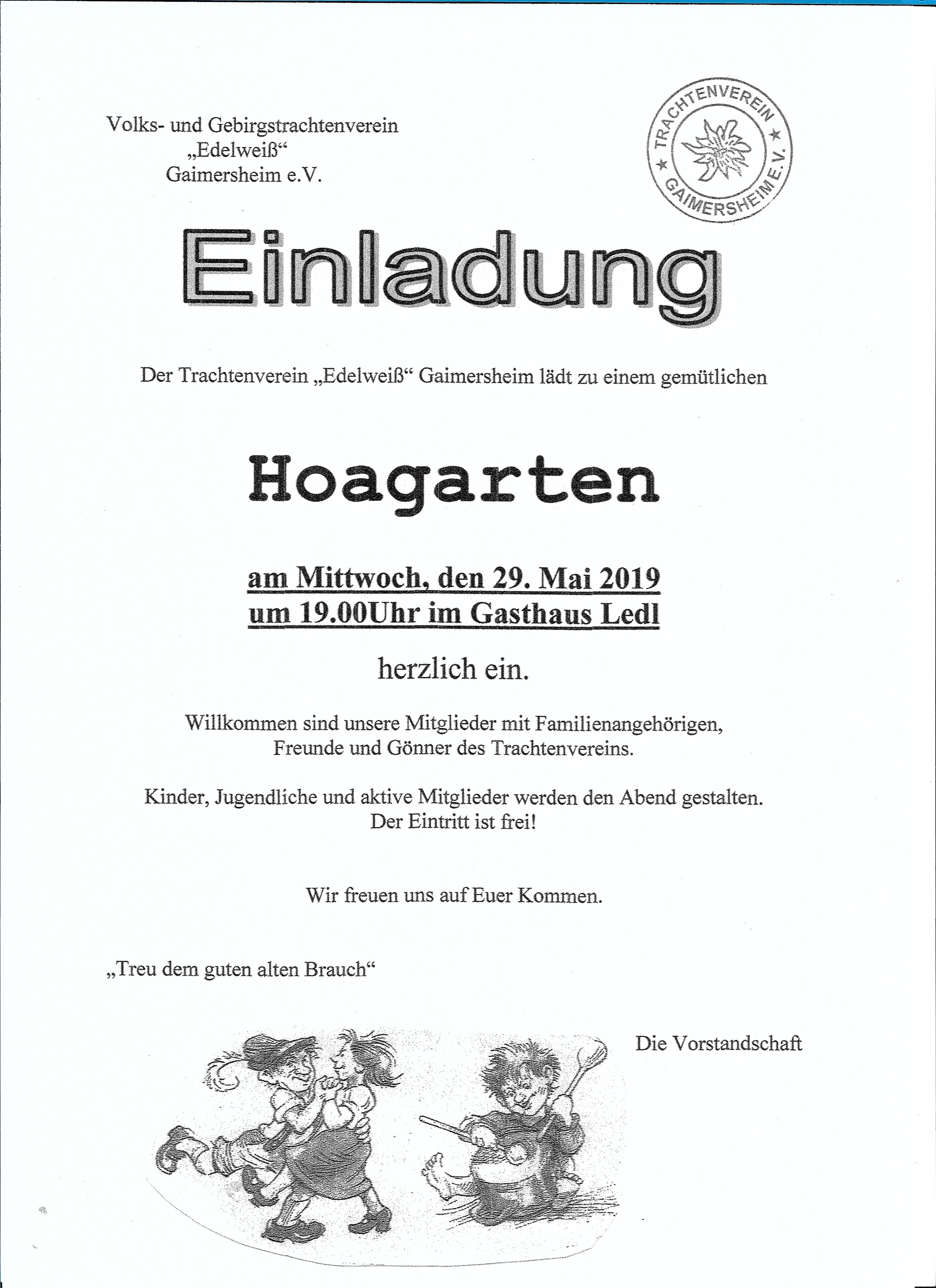 Hoagartn des TV Gaimersheim