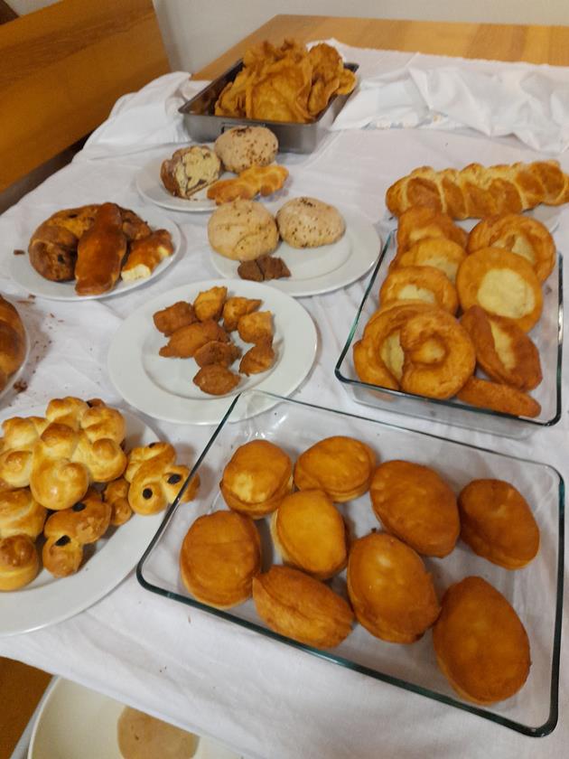 Seminar für Brauchtumsbäckerei im kirchlichen Jahreskreis am letzten Wochenende.